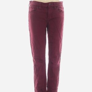 Madewell Skinny Low Rise Women's Burgundy Jeans